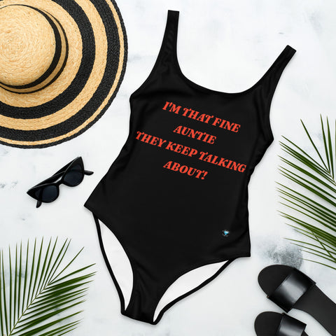 THAT FINE AUNTIE BLACKOne-Piece Swimsuit