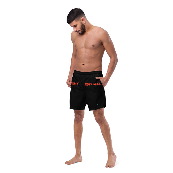 HOT UNCLE BLACK Men's swim trunks