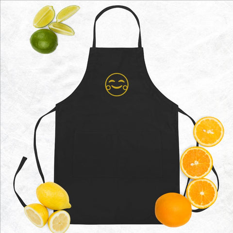 Just Smile Embroidered Apron