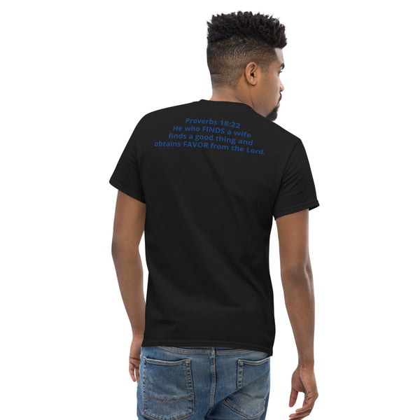 Men's FAVOR heavyweight tee w/ back Scripture