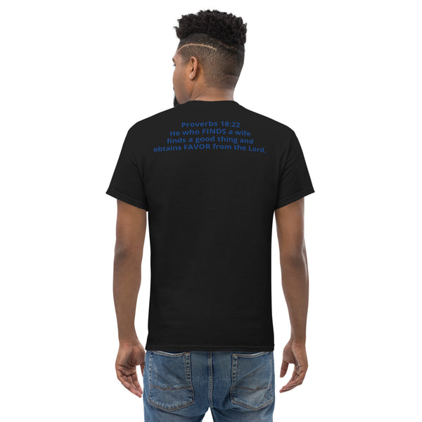 Men's FAVOR heavyweight tee w/ back Scripture