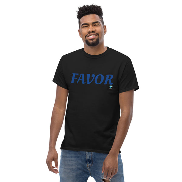 Men's FAVOR heavyweight tee w/ back Scripture