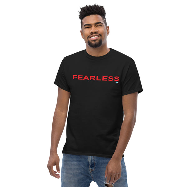 FEARLESS  short sleeve heavyweight tee w/ back Scripture