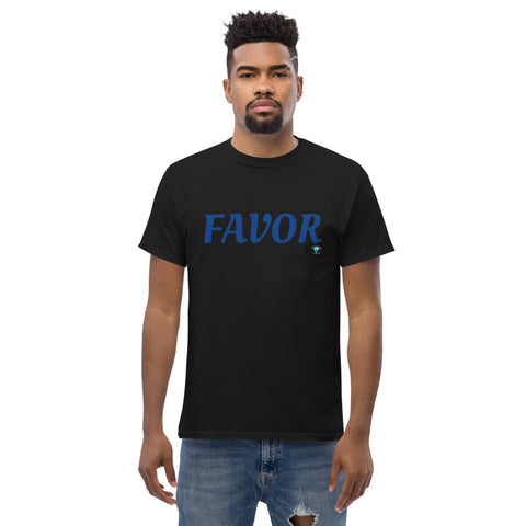 Men's FAVOR heavyweight tee w/ back Scripture