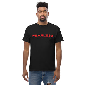 FEARLESS  short sleeve heavyweight tee w/ back Scripture