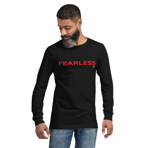 FEARLESS Long Sleeve Tee w/ back Scripture