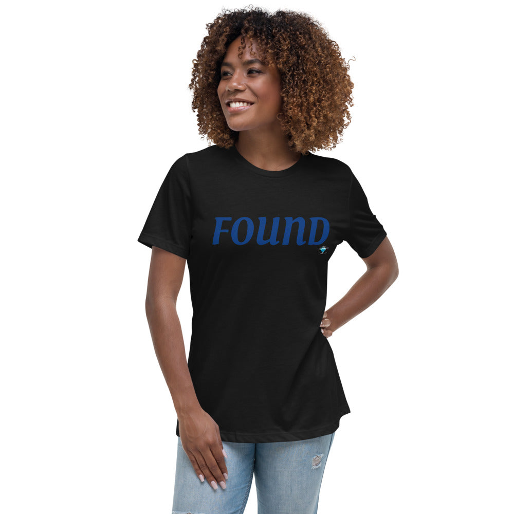 Women's  FOUND Relaxed T-Shirt w/ back Scripture