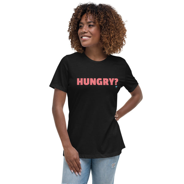 Hungry Matthew Women's Relaxed T-Shirt w/ back Scripture