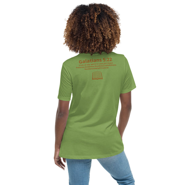 I GOT JOY w/ back Scripture Women's Relaxed T-Shirt